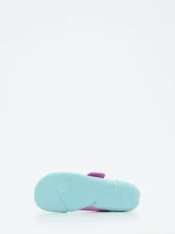 Superfit – Krabbelschuhe aus Textil in Fliederrosa