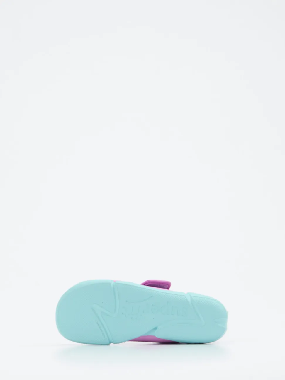 Superfit – Krabbelschuhe aus Textil in Fliederrosa