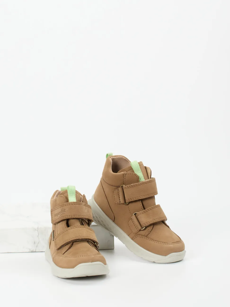Superfit – Lauflernschuhe aus Nubukleder hellbraun