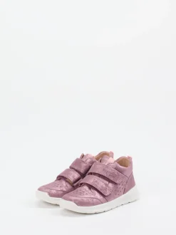 Superfit – Lauflernschuhe aus Nubukleder in Rosa