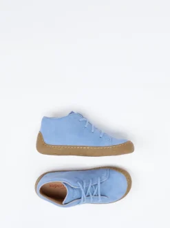 Superfit – Lauflernschuhe aus Veloursleder hellblau