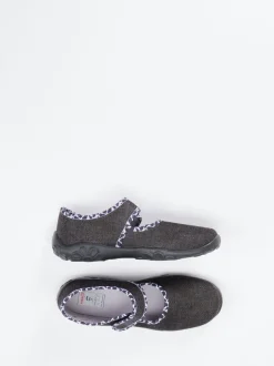 Superfit – Mary Jane Hausschuh aus Textil anthrazit
