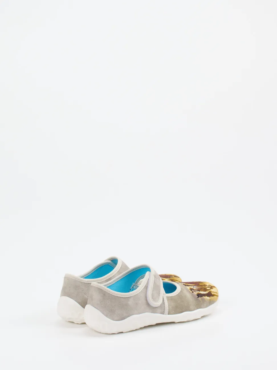 Superfit – Mary Janes aus Textil mit Pferdemotiv