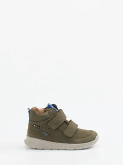 Superfit – Mid-Cut Sneaker aus Nubukleder Olivgrün