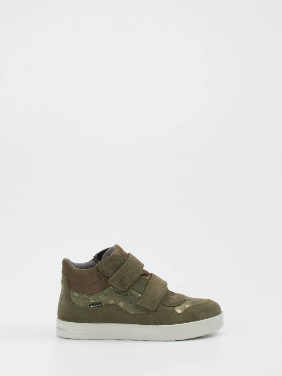 Superfit – Mid-Top-Sneaker aus Veloursleder olivgrün