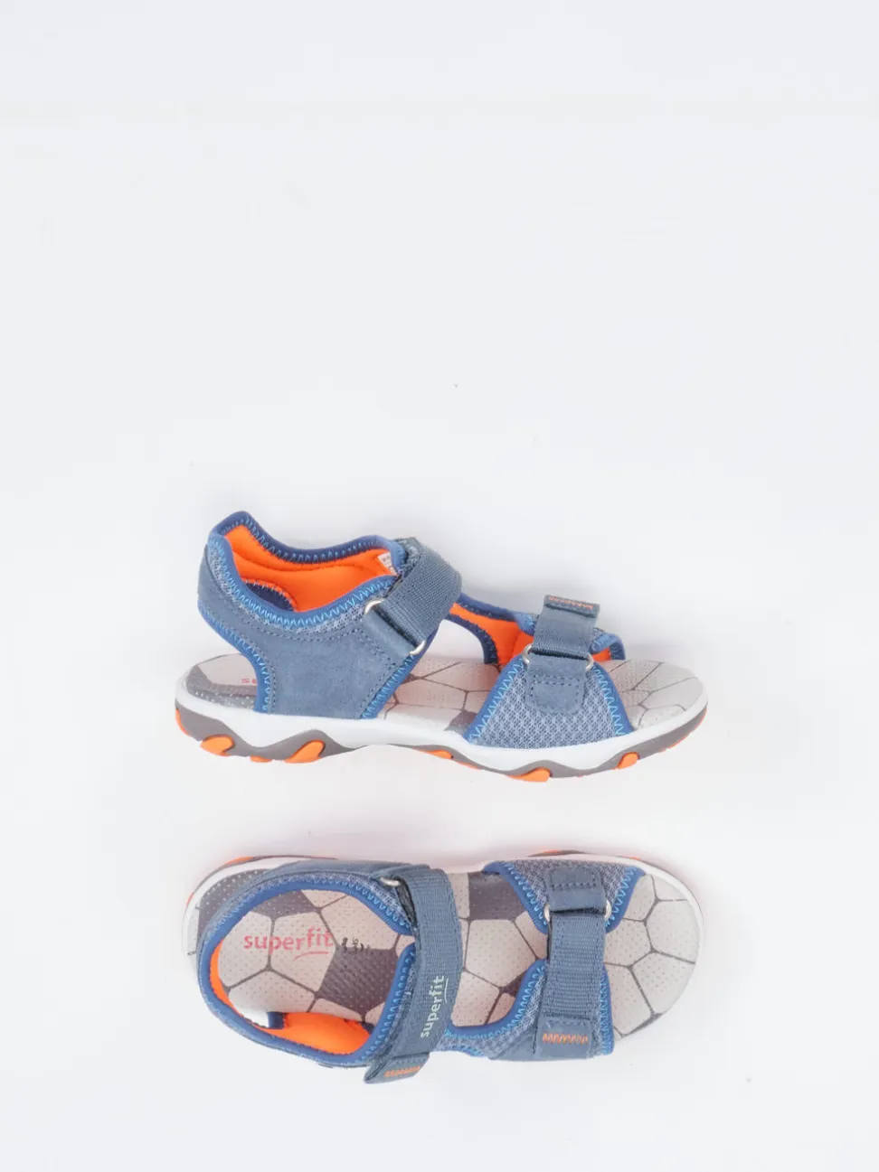 Superfit – Outdoor-Sandale aus Veloursleder Jeansblau