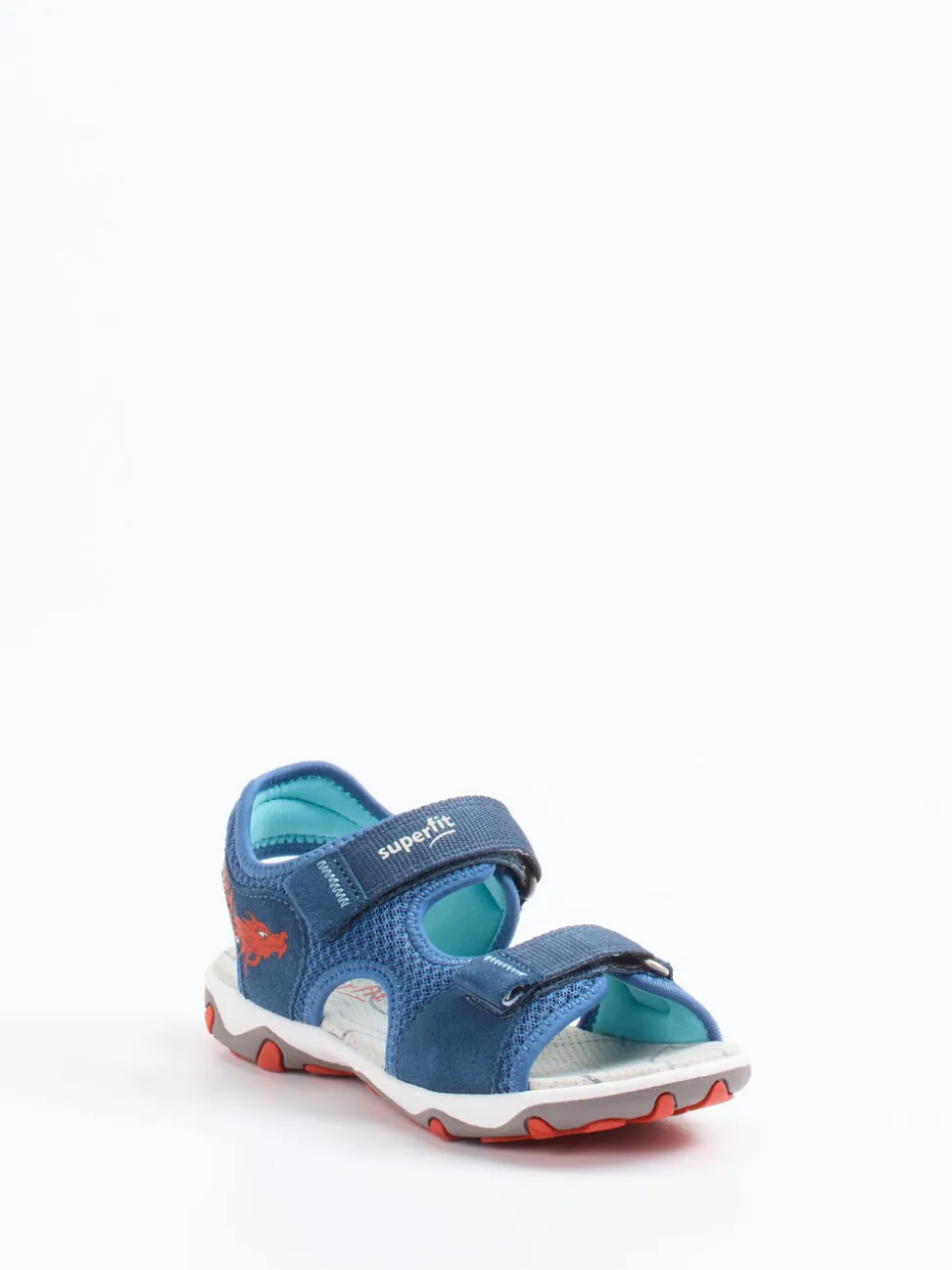 Superfit – Outdoorsandalen aus Veloursleder blau