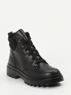Superfit – Schnürboots aus Kalbleder schwarz