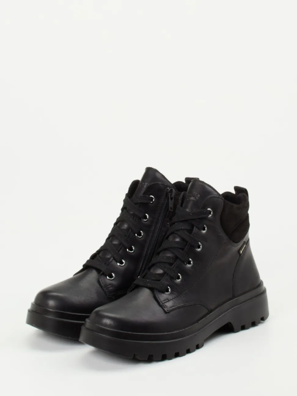 Superfit – Schnürboots aus Kalbleder schwarz