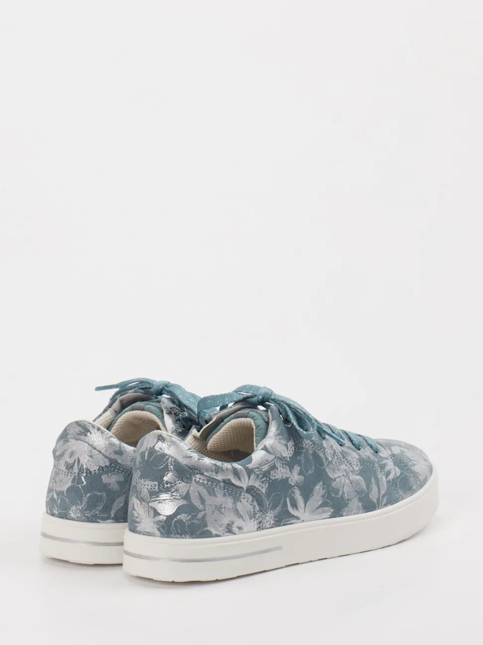 Superfit – Sneaker aus Leder mit Glitzerschnürung