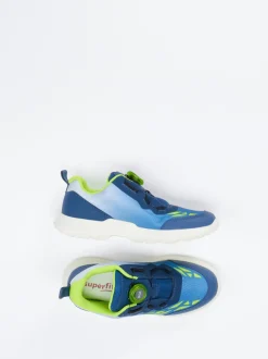 Superfit – Sneaker aus Synthetik mit Neonakzenten