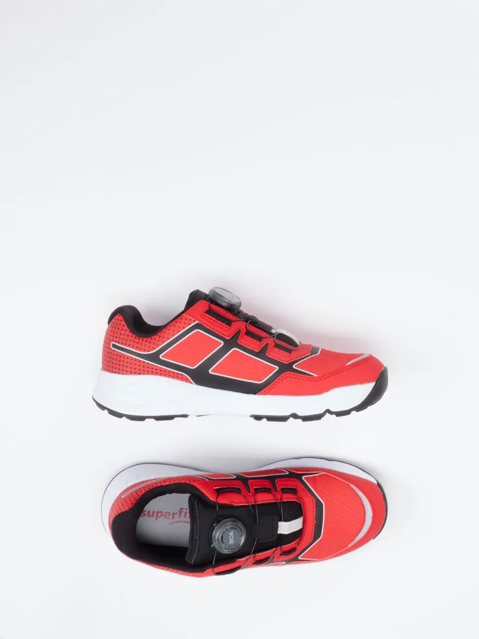 Superfit – Sneaker aus Textil in Signalrot