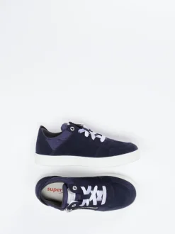Superfit – Sneaker aus Veloursleder Dunkelblau