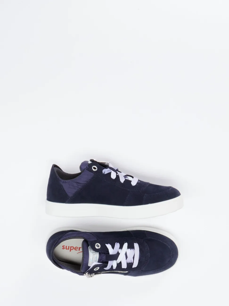 Superfit – Sneaker aus Veloursleder Dunkelblau