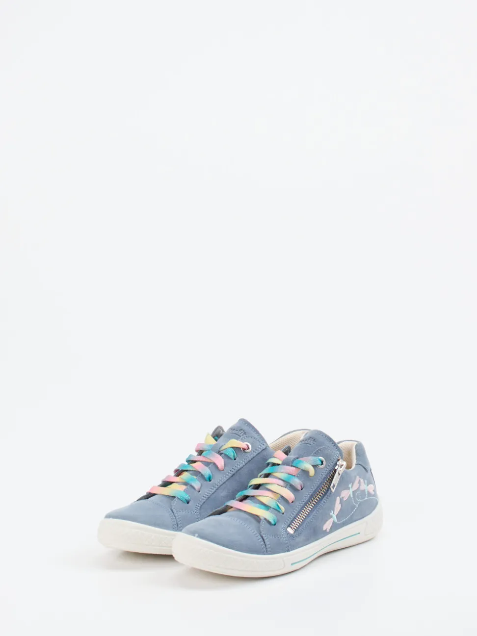 Superfit – Sneaker aus Veloursleder jeansblau