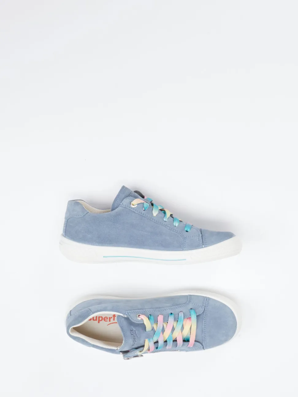 Superfit – Sneaker aus Veloursleder jeansblau