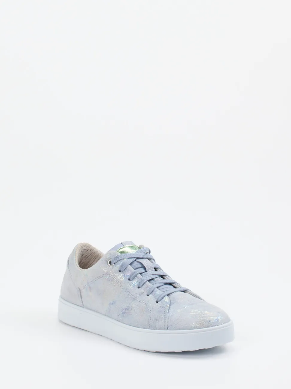 Superfit – Sneaker aus Veloursleder Pastellblau