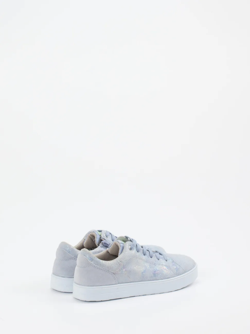 Superfit – Sneaker aus Veloursleder Pastellblau
