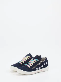 Superfit – Sneaker aus Veloursleder Dunkelblau