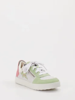 Superfit – Sneaker aus Veloursleder Pastellgrün