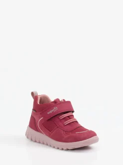 Superfit – Sneaker Mid-Cut aus Veloursleder pink