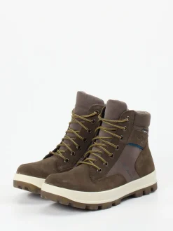 Superfit – Stiefelette aus Veloursleder mittelbraun