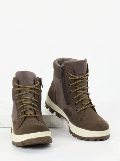 Superfit – Stiefelette aus Veloursleder mittelbraun