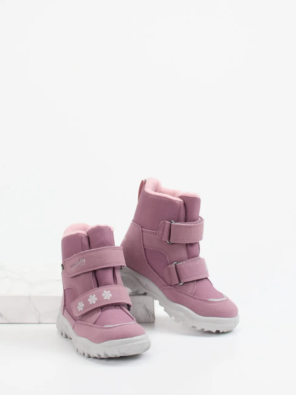 Superfit – Winterboots aus Synthetik in Altrosa