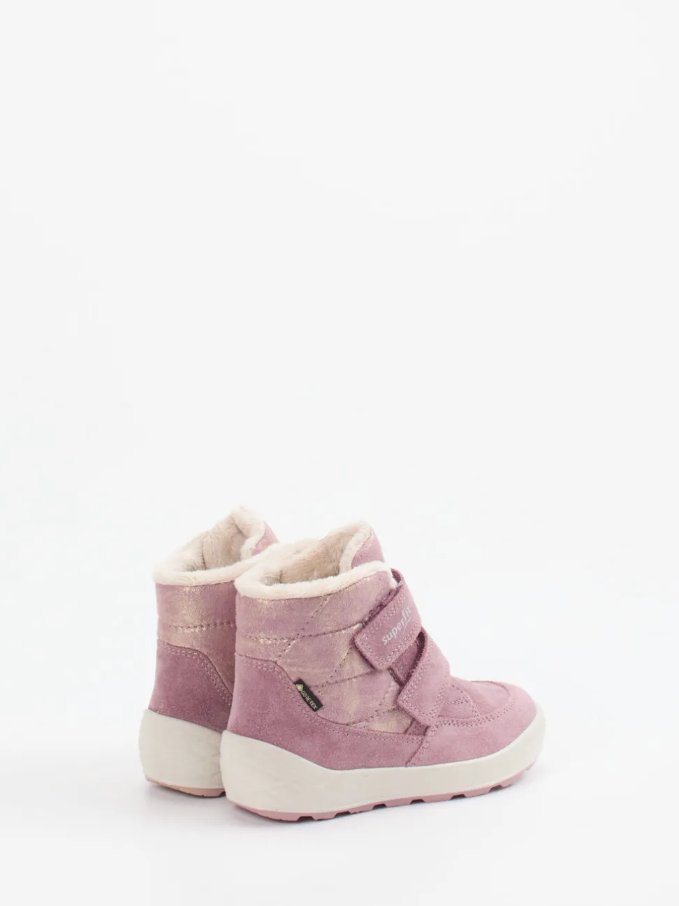 Superfit – Winterboots aus Veloursleder altrosa