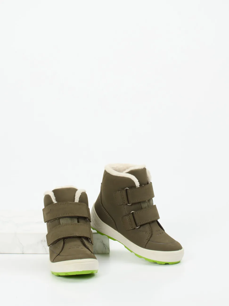 Superfit – Winterboots aus Nubukleder Olivgrün