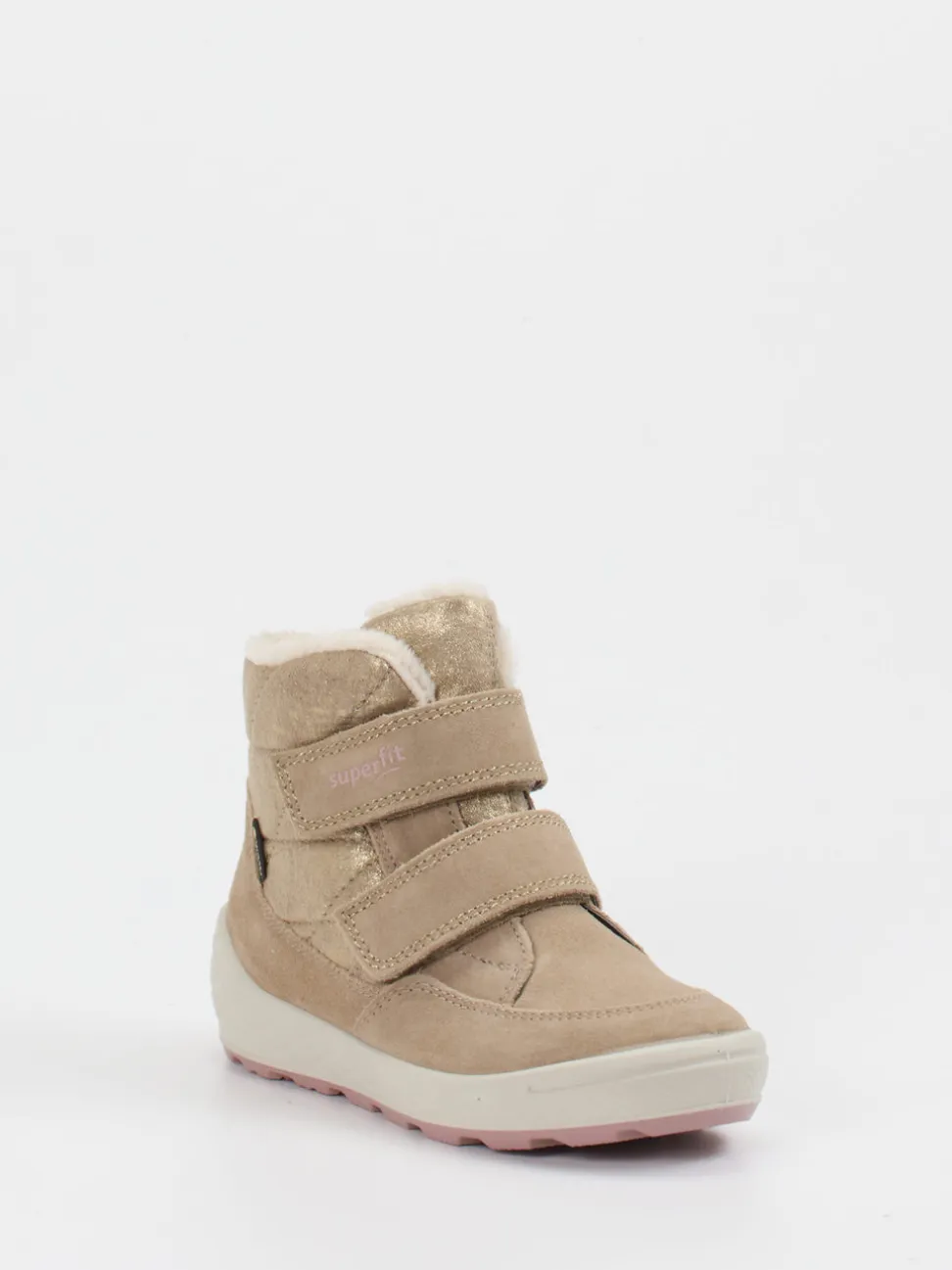 Superfit – Winterboots aus Veloursleder beigebraun