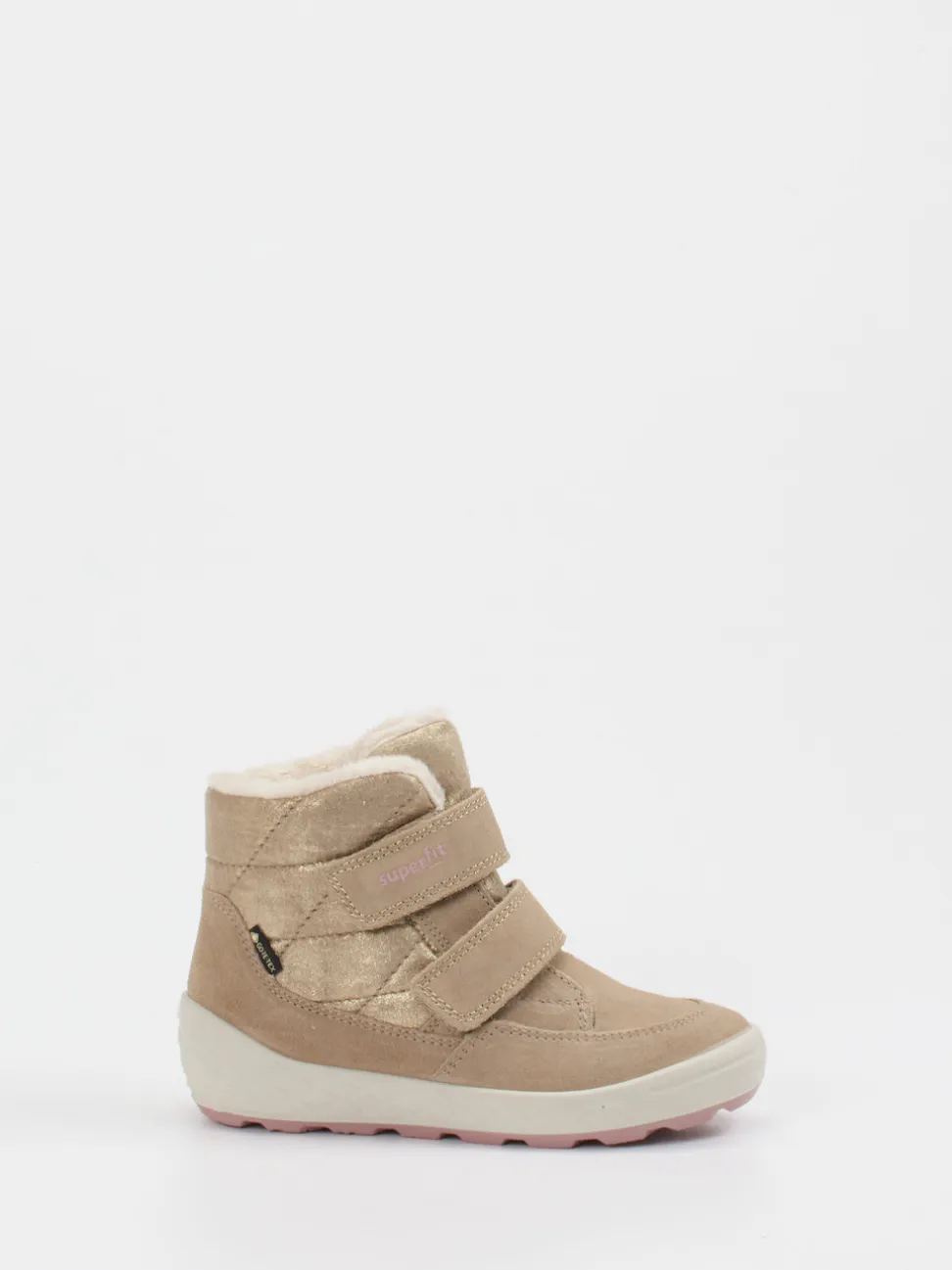 Superfit – Winterboots aus Veloursleder beigebraun