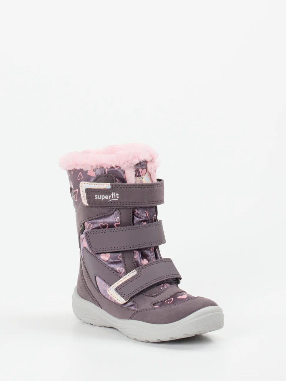 Superfit – Winterstiefel aus Synthetik in Pflaume