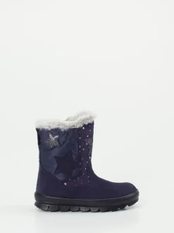 Superfit – Winterstiefel aus Veloursleder Dunkelblau