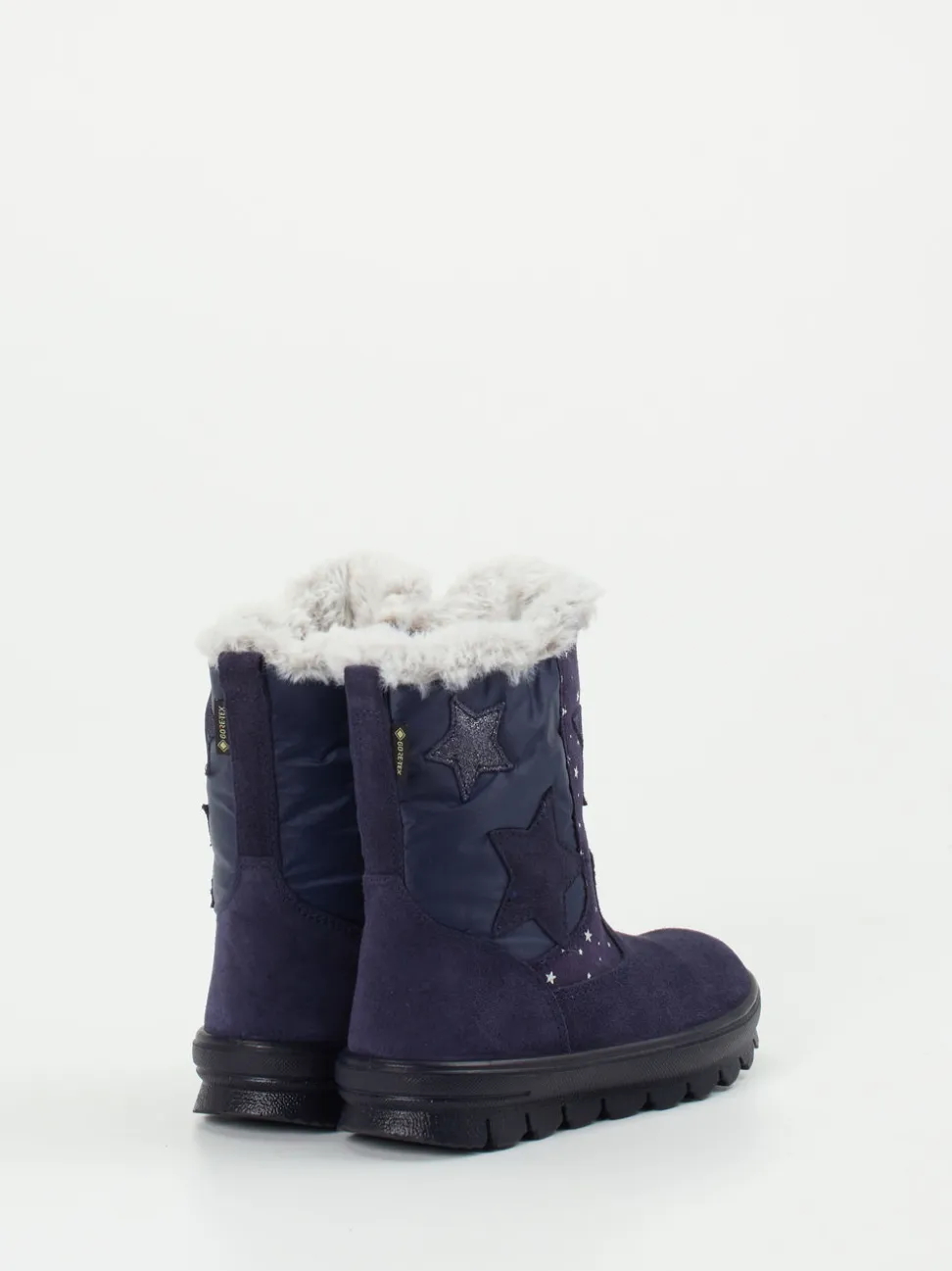 Superfit – Winterstiefel aus Veloursleder Dunkelblau
