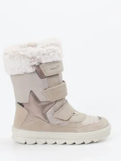 Superfit – Winterstiefel aus Veloursleder beige