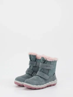 Superfit – Winterstiefel aus Veloursleder blaugrau