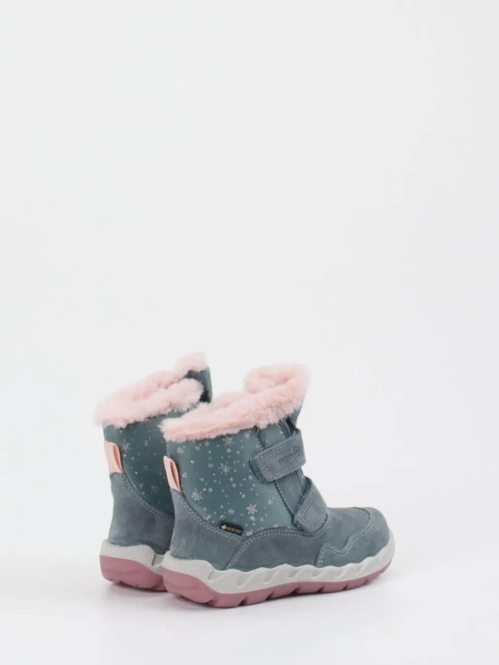 Superfit – Winterstiefel aus Veloursleder blaugrau