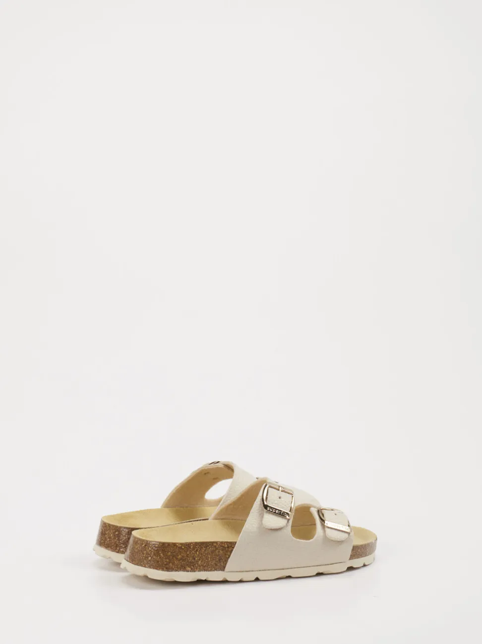 Superfit – Zwei-Riemen-Pantolette aus Synthetik Beige