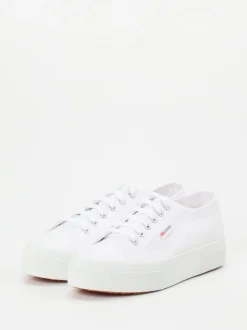Superga – Canvas-Sneaker aus Textil in Weiß