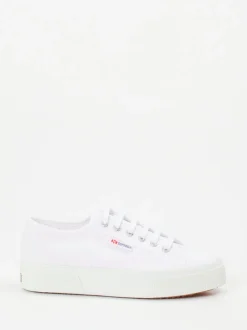 Superga – Canvas-Sneaker aus Textil in Weiß