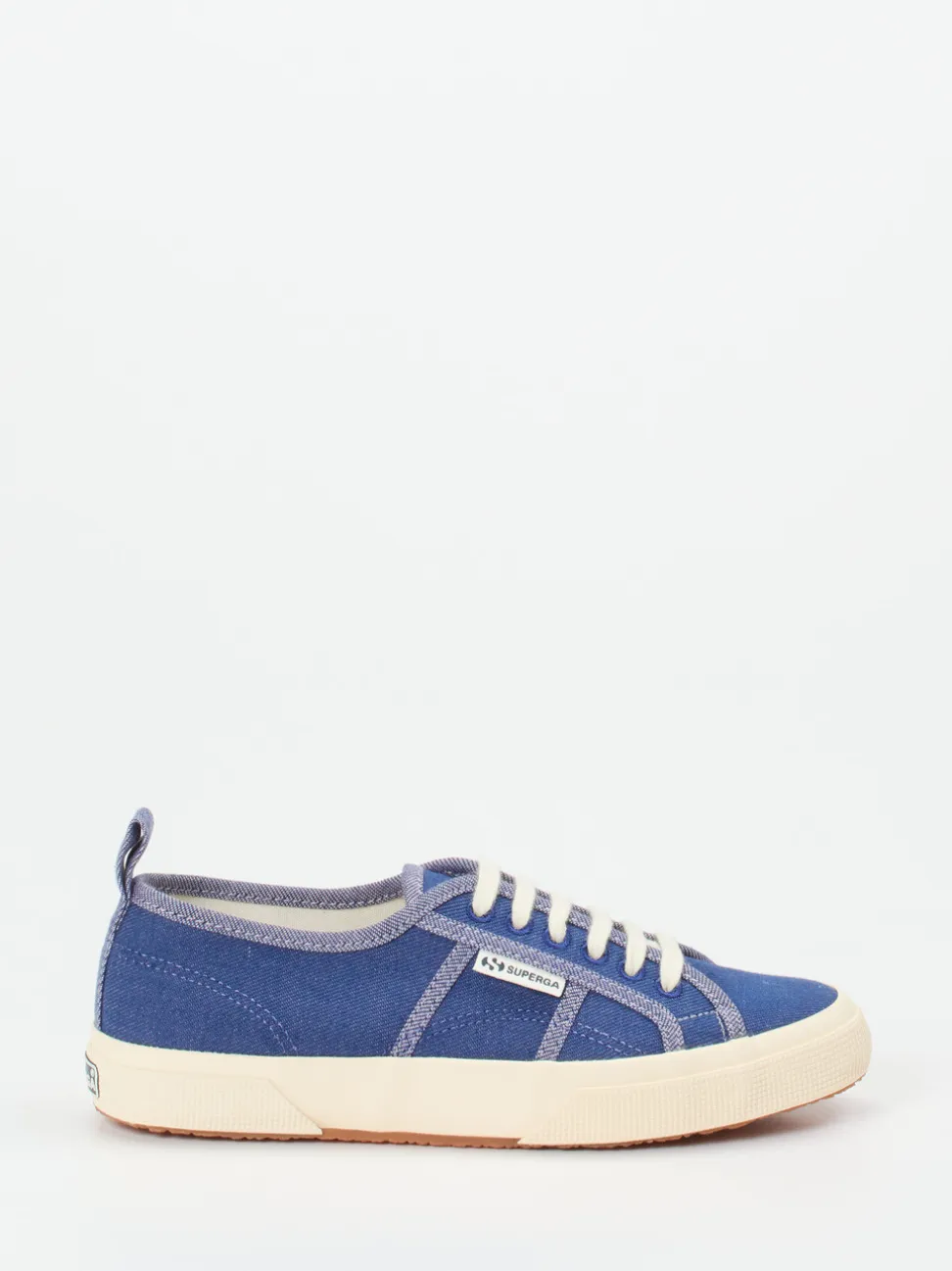 Superga – Canvas-Sneaker aus Baumwolltextil jeansblau