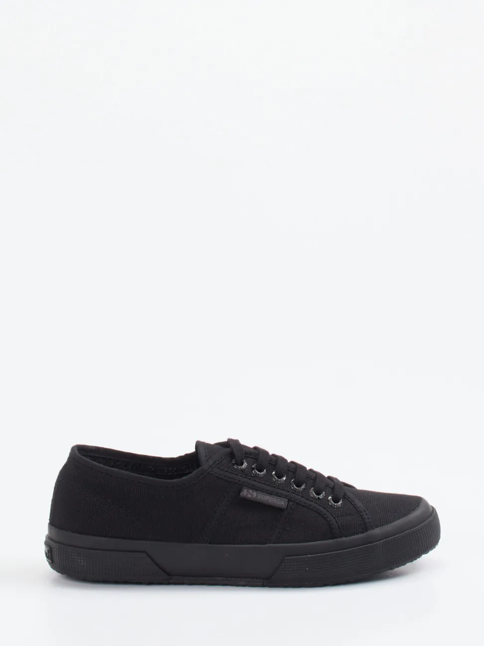 Superga – Canvas-Sneaker aus Textil schwarz