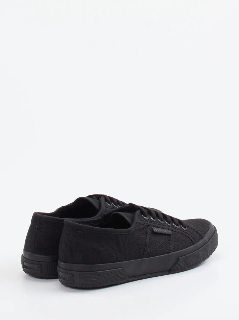 Superga – Canvas-Sneaker aus Textil schwarz