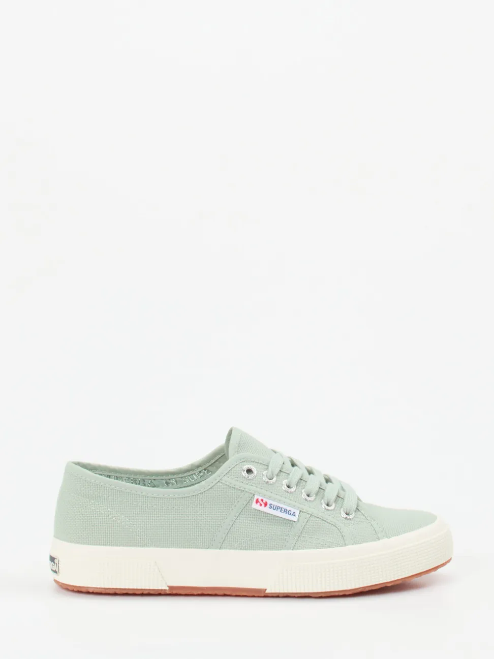 Superga – Canvas-Sneaker aus Textil in Salbeigrün