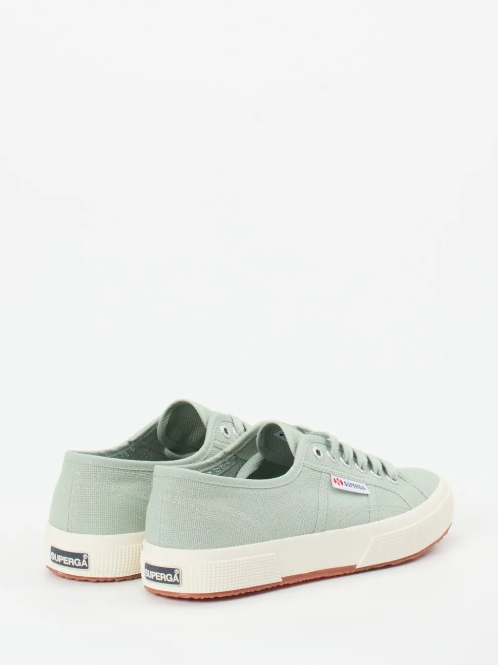 Superga – Canvas-Sneaker aus Textil in Salbeigrün