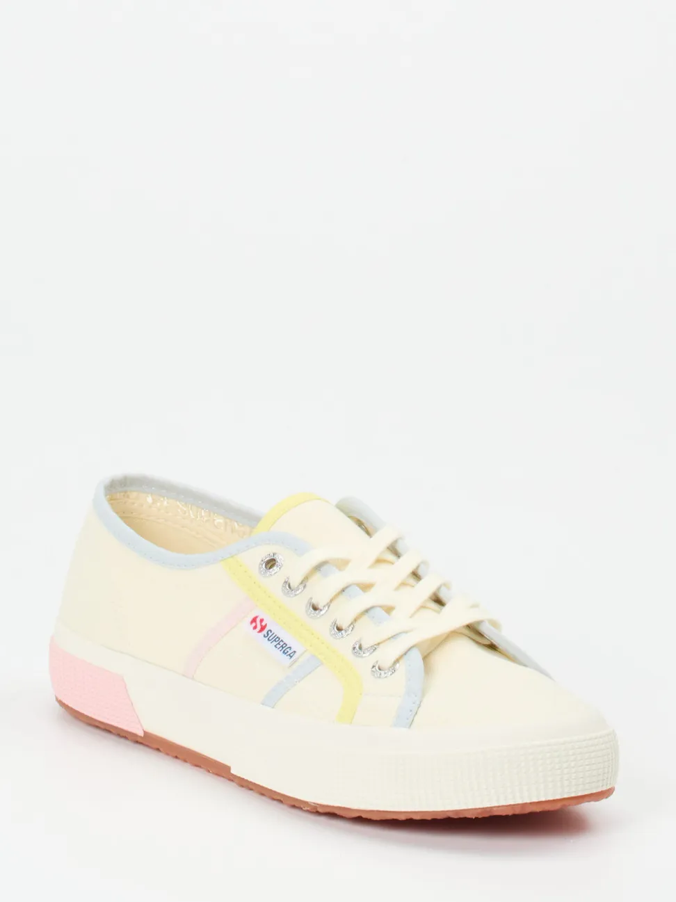 Superga – Sneaker aus Canvas in Pastelloptik
