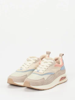THE HOFF BRAND – Chunky Sneaker aus Nubukleder beige