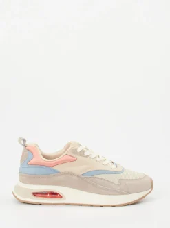 THE HOFF BRAND – Chunky Sneaker aus Nubukleder beige