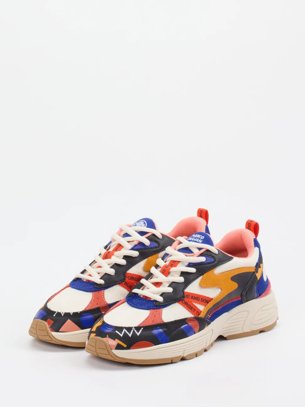 THE HOFF BRAND – Chunky Sneaker aus Leder und Nylon